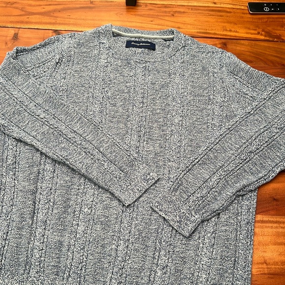 Tommy Bahama Other - Tommy Bahama Luxury Blue Lightweight Knit L/S Sweater Sz XL